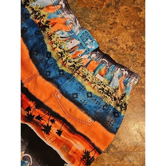 Margaretaville mens Hawaiian Swim Shorts‎ Size Lg - Picture 6 of 6
